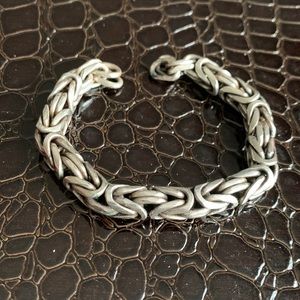 MASSIVE REDUCTION Sterling silver chain for bracelet. Needs clasp, 54 grams